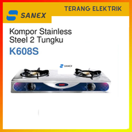 Kompor 2 tungku murah / Kompor / Kompor gas / Kompor gas 2 tungku  / kompor Sanex 2 Tungku + Selang 