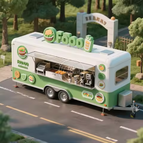 NEW Australia Standard Food Trailer Concession Trailer Mobile Catering Ice Cream Coffee Bakery Food 