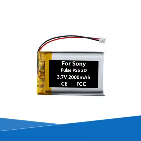 Original Replaces 2000mAh LIP1522 Battery For Sony Pulse PS5 3D Gaming Headset Earset Headphone