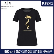 AX Armani Exchange เสื้อยืดผู้หญิง รุ่น AX 3DYT40 YJCNZ1200 - สีดำ