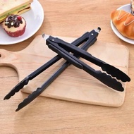 Black food tongs, black food tongs, food tongs