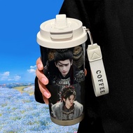 Chasing Yu Zhang Linghe Tian Xiwei Thermos Cup Large Capacity 316 Stainless Steel Portable Car Coffe