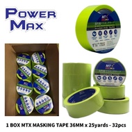 1BOX - MTX MASKING TAPE 36MM x 25yards  ( 32PCS )