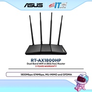ASUS RT-AX1800HP AX1800 Dual Band WiFi 6 Router AiMesh MU-MIMO OFDMA Gigabit Home Wireless Router