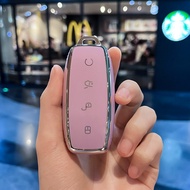 เคสรีโมทกุญแจรถยนต์ สําหรับ Denza D9/N7/N8  พวงกุญแจ byd