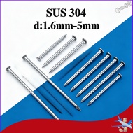 Stainless Steel Round Nails d1.6-5mm SUS304 for Craft & Decoration [DTY-XMB]