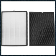 【P K R V】 FY1413/40 Active Carbon&amp;FY1410/40 Hepa Replacement Filter for Philips Air Purifier Serie,Replace AC1214/1215/1217 AC2729