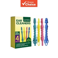 Spiral Ear Cleanser, Ear Wax Removal Tool - Cleansing Blocked Ear's Canals & Relief Discomfort, Soft