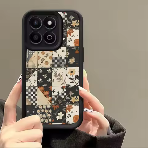 Flower Puzzle Matte Shockproof Cover Phone Case Anti-drop FOR Motorola Moto G04 G14 E13 G34 G10 G20 