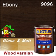 WOODSHIELD 1L - 9096 Ebony β’ Jotun β’ Transparent Matt Finish β’ Wood Varnish