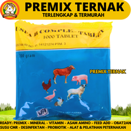 USFA B COMPLEX TABLET - Vitamin B Komplek Untuk Pertumbuhan & Nafsu Makan Sapi Kambing Ayam Babi