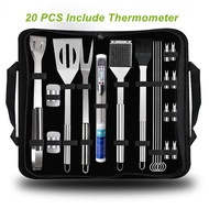 BBQ Tools Set Barbecue Utensil Accessories Thermometer Barbeque Grilling Accessories Outdoor Gril To