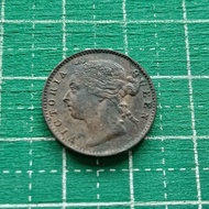1884 Straits Settlements 1/4 Cent - Victoria