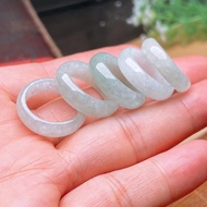Natural Jade Ring Ice Waxy Jade Jade Ring
