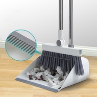 Foldable Broom Dustpan Set Household Floor Cleaning Set Rotating Broom With Dustpan Magnetic