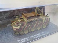 二戰德軍老虎型救濟車~比例1/72部分金屬坦克完成品