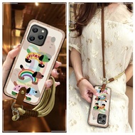 Diagonal Silicone Phone Case For Blackview BV5300/Pro/Plus/Oscal S70/Pro Graffiti Shockproof Dirt-re