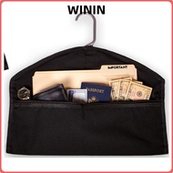 WININ Hanger Diversion Safe, Waterproof Discreet Storage Hidden Pocket Safe, Household  Cloth Safe H
