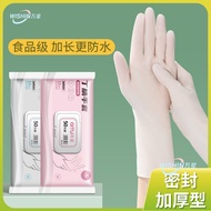 Disposable Food Grade Nitrile Gloves Powder Free / 50pcs per pack - S/M/L Size with 2 types of hand length selection