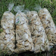 kerupuk/Kemplang mini isi 100keping Kemplang mini ikan sungai