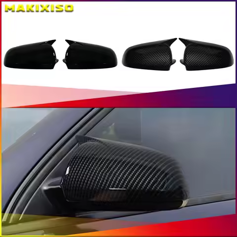 2Pcs Side Car RearView Mirror Cover Caps For Audi A3 S3 8P 05-08 A4 S4 B6 B7 8E 8H A6 S6 C6 4F Mirro