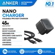 Anker Nano USB C 45W Foldable PPS Fast Charger /w 6 ft USB-C to USB-C Cable