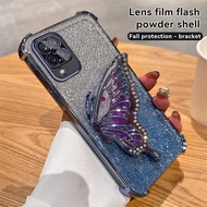 Ốp lưng ybd cho Samsung Galaxy A12 4G A12 5g M12 4G F12 4G A12 nacho a12s vỏ điện thoại dốc có chân