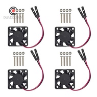 4PCS Brushless CPU Cooling Fan Heatsink Cooler Radiator 3.3V 5V for Raspberry Pi4 Pi3 B+, Pi 3, Pi 2