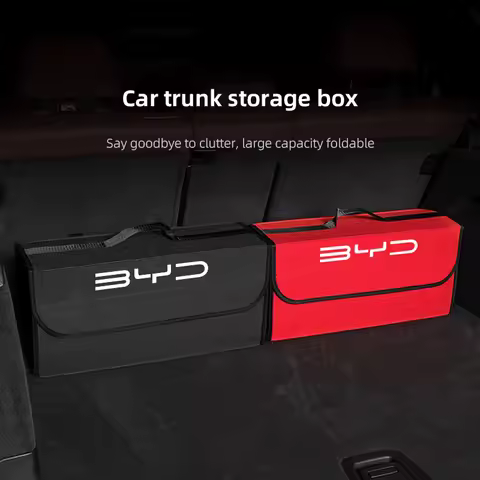 Car Trunk Storage Bag Organizer Sundries Stowing Tidying Box For BYD Tang F3 E6 Atto3 Yuan Plus Song