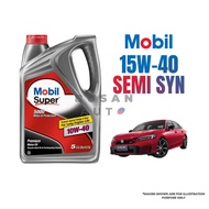 Mobil Super 5000 10W-40 Semi Synthetic Engine Oil – API SN+ | 5 Quarts / 4.73L – Suitable for Petrol