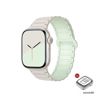 YOUSIDUN | สายนาฬิกา Apple ซิลิโคนแม่เหล็กสำหรับ S11 S10 S9 SE 8 S7 Ultra