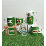 LIMITED EDITION MILO COLLECTIBLE PORCELAIN CERAMIC MUG MILO GLASS MUG