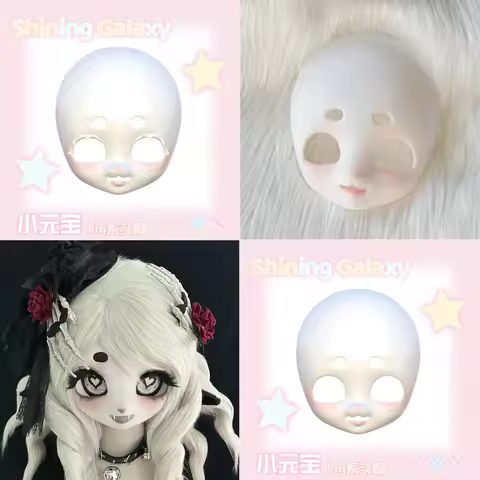 Kig Style Fursuit Skull Furui CuteKigurumi Headbase Mask Cosplay Kigurumi Accessories Button Eyes Co