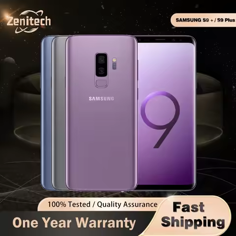 Original Samsung Galaxy S9+ S9 Plus 6.2" 6GB RAM 64GB ROM 12MP*2+8MP+2MP samsung galaxy s9 plus