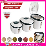 👉READY STOCK👉🇲🇾 Bekas Beras 5kg/10kg/15kg Nano Rice Box Rice Storage Insect-proof Sealed Food Moisture-proof