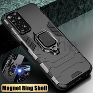 For Xiaomi Mi 9T Pro Poco F2 Pro Redmi 10C 10 Note 10 Pro 10S 10T 11S 11 Pro Plus 4G 5G Phone Cover  Metal Ring Magnetic Ring Holder Full Protective Armor Shockproof Phone Case