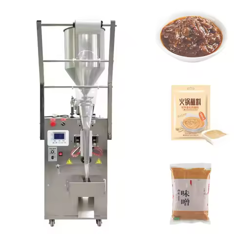 Automatic Multi-function Mini Sachet Ketchup Paste Liquid Filling Machine Shampoo Bag Food Pouch Pac