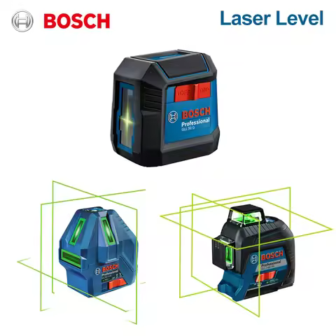 Bosch Professional Laser Level Green Beam Self-Leveling Cross-Line Laser Gradienter Rangefinders GLL