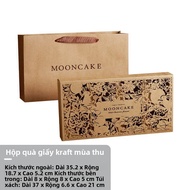 Mini Moon Cake Gift Box Handheld Chinese Pastry Empty Packaging Box Kitchen Baking Tools Mooncake Bo