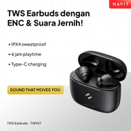 SINTECHSTORE | Headset | Earphone | TWS Bluetooth - HAVIT TW947 Wireless Gaming IPX4