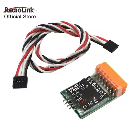 Radiolink PRM-01 Airplane Battery Voltage Telemetry Module Display On AT9S AT9S Pro AT10II Works wih