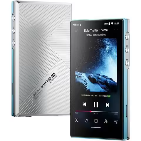 Hi-Res MP3 Player Android 13 Snapdragon 680 Bluetooth WiFi USB DAC 12.5H Playtime Sky Blue