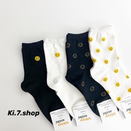 Kikeee Smiley Korean Socks Stockings