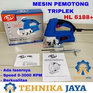 Mesin Potong Triplek Jigsaw hl 6188+ Gergaji Triplek Kayu H&L 6188+