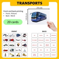 Big Flash Card Early Development ABC Flash Card for Baby Numbers Flash Card Early Learning Flash Car