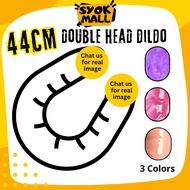SYOK MALL 44cm Long Real Pe n i s Double Head Dild0 Double Dong Anus A n a l Vigina For Women Men Di
