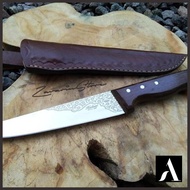 PROMO PISAU SEMBELIH TAJAM HULUSI 20CM - TURKI - PLUS SARUNG KULIT - PISAU SABIT