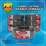 Kabel Listrik Ganda Serabut Isi 100 Meter/1 Roll