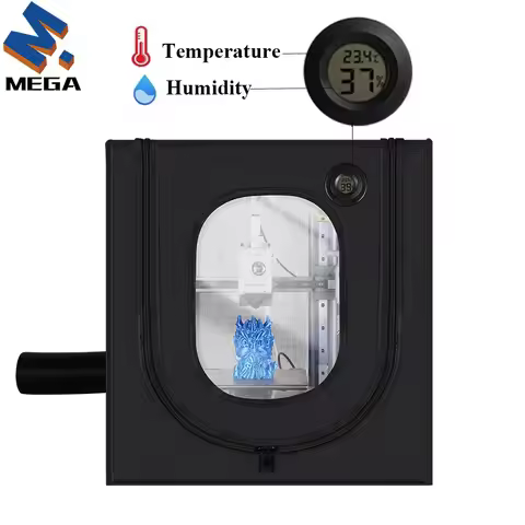 Enclosure kit For Bambu Lab A1 Mini Waterproof Protective Cover with LED light Constant Temperature 