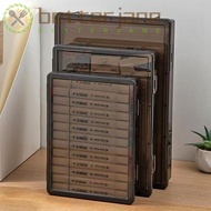 BETTER-JANE Certificate Storage Box, Plastic Dustproof A4 File Box,  Transparent A4 Multifunctional 